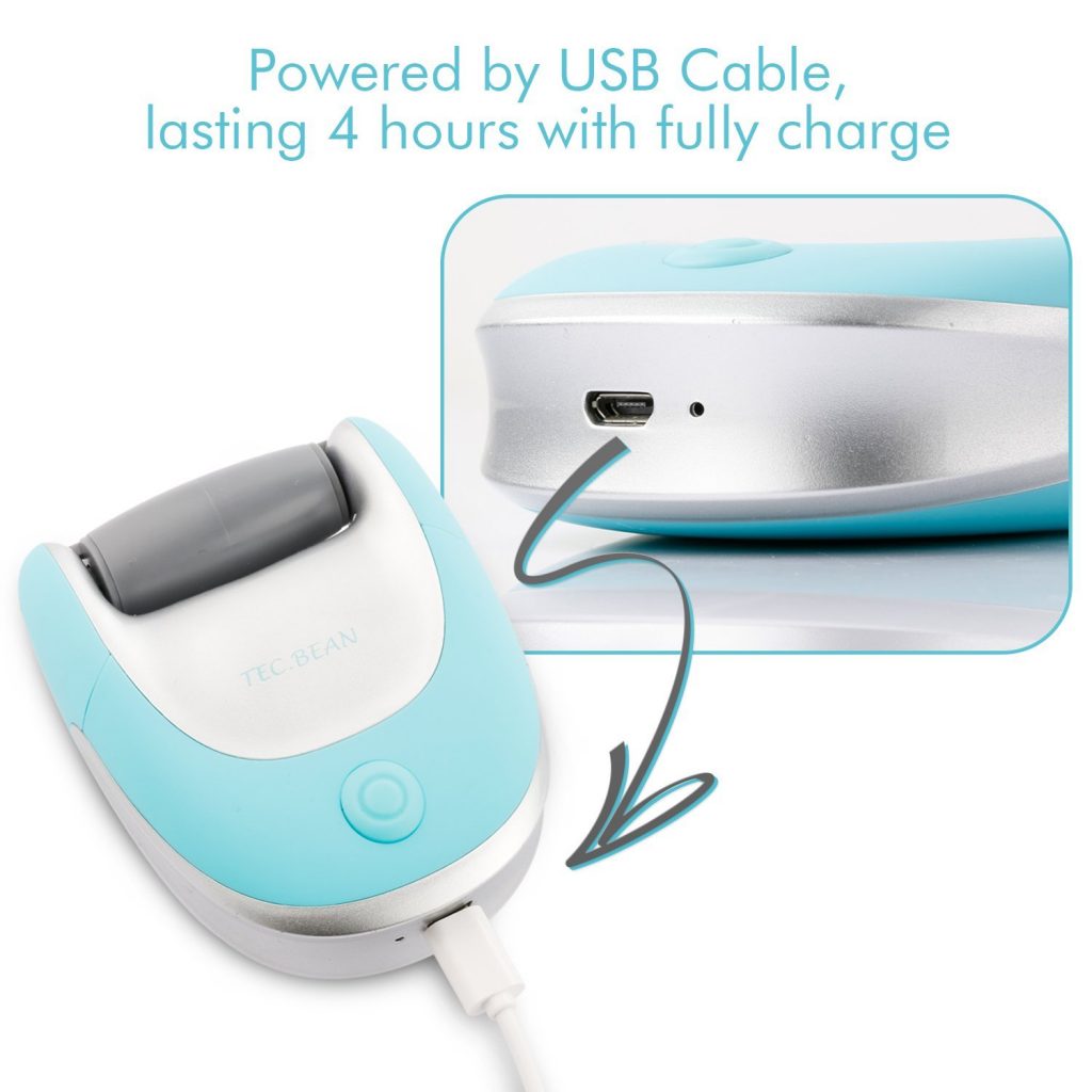 2 in 1 Rechargeable Foot File Electric Manicure Pedicure Set, Nail