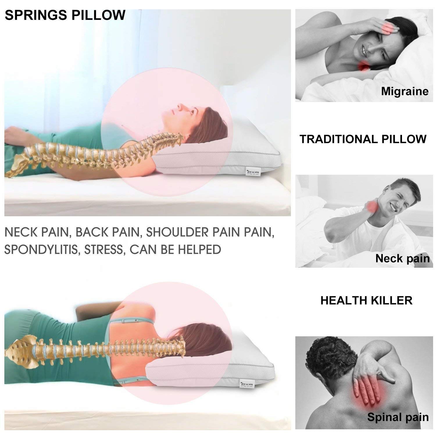 neck and back pain from pillow