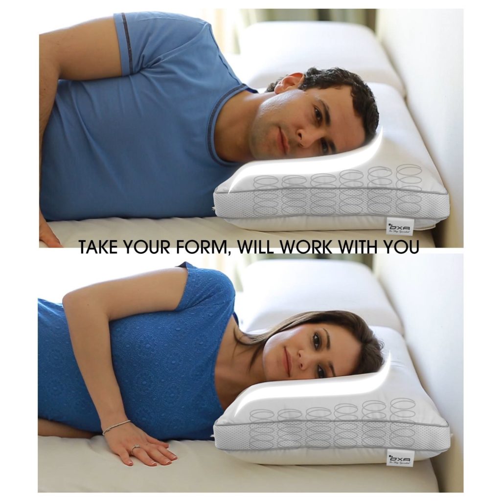 OXA Spring Bed Pillows, Luxurious Queen Breathable Sleeping Pillow